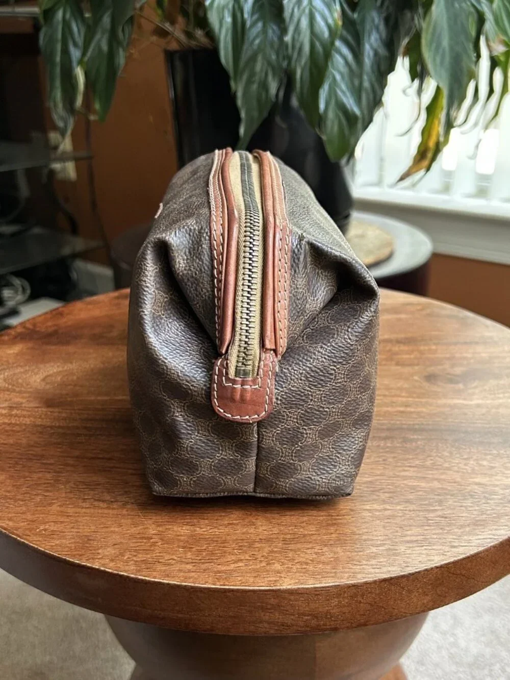 CELINE Macadam Pouch, Brown